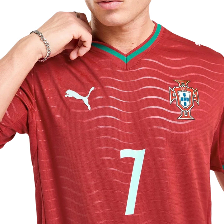 Ronaldo Portugal 2026 Home Jersey Replica  - Red / Green