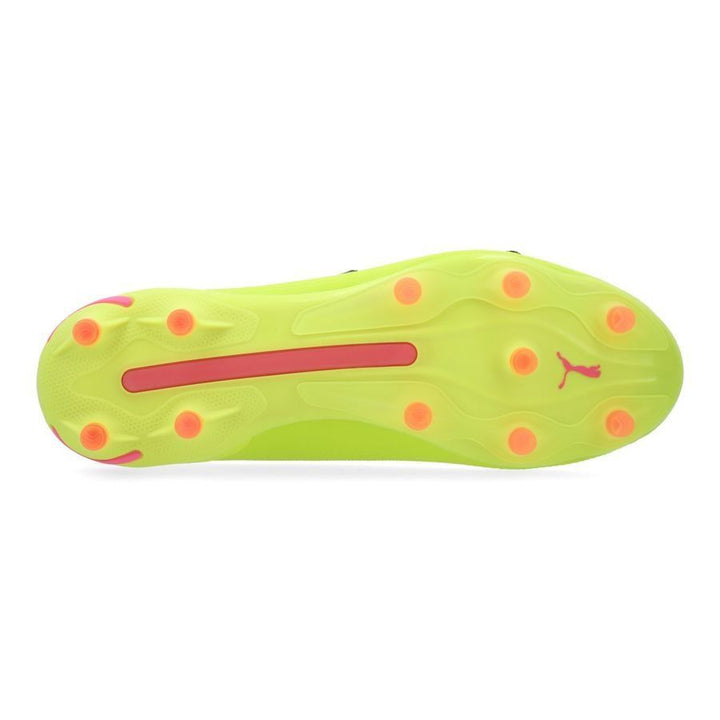 Puma King Ultimate FG/AG Boots - Electric Lime / Puma Black / Poison Pink