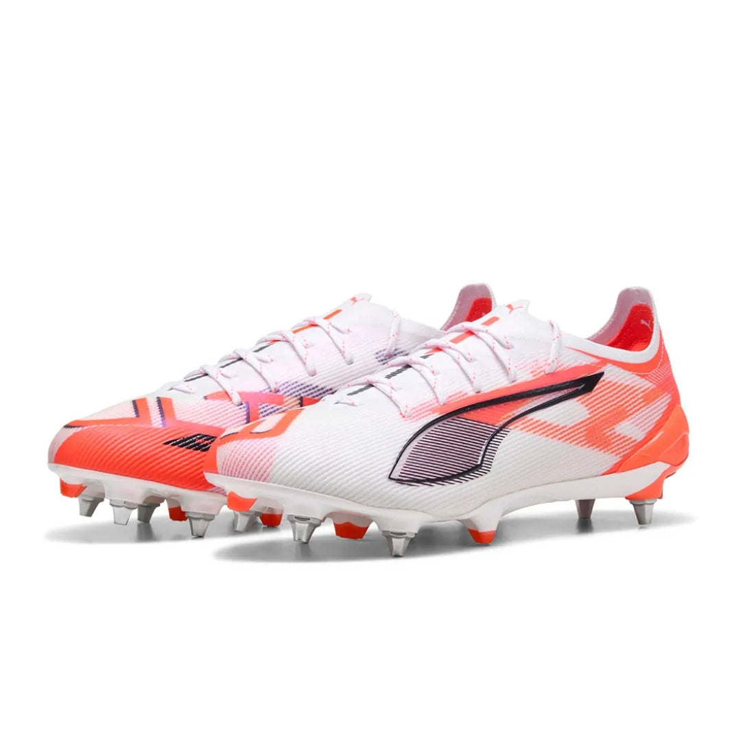 Puma Ultra 5 Ultimate MxSG - White / Black / Glowing-Red