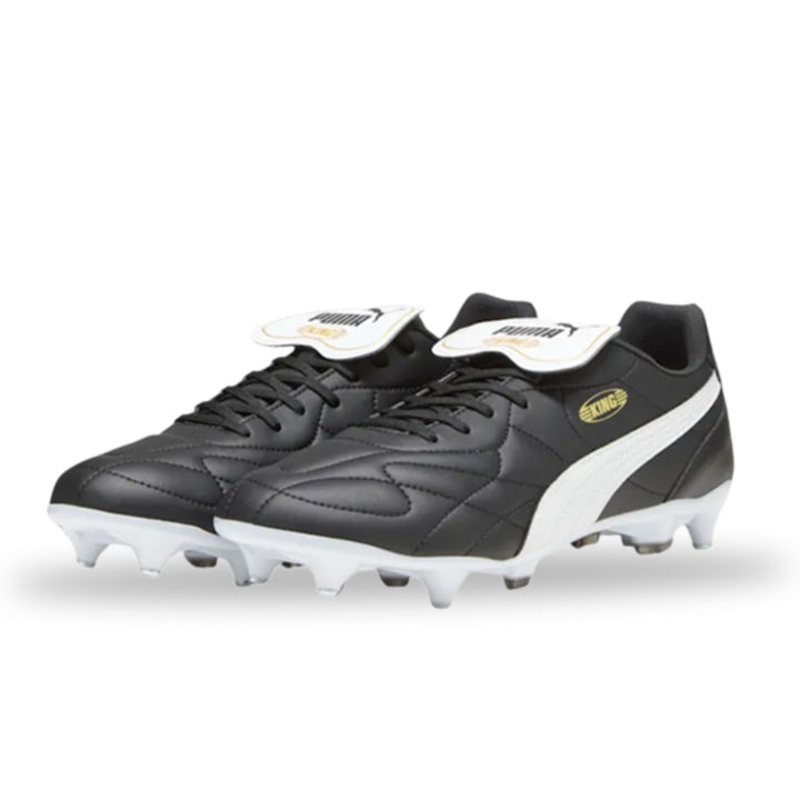 Puma King Top MxSG Boots - Puma Black / Puma White / Puma Gold
