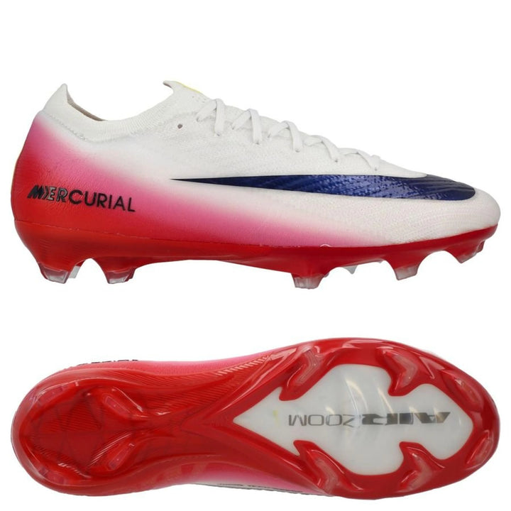 Nike Air Zoom Mercurial Vapor 16 Elite FG LV8 'Fear Nothing' - White/University-Red/Dark-Obsidian