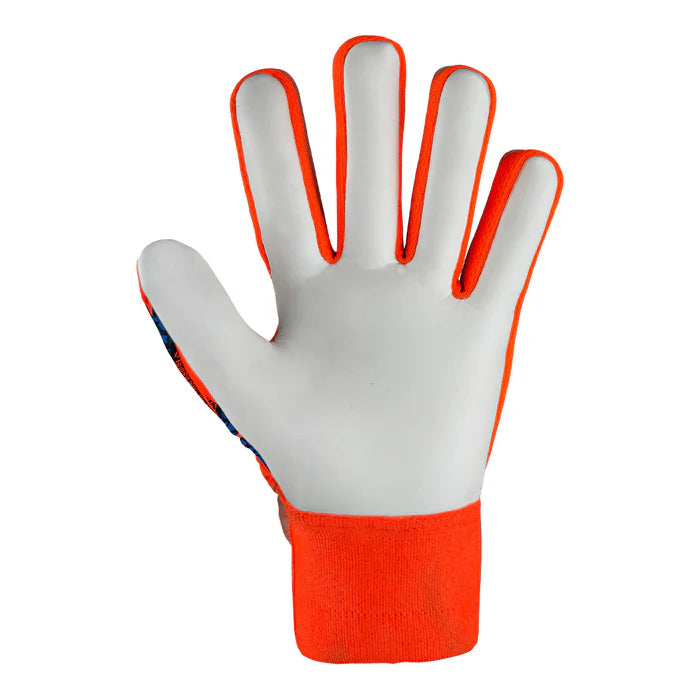 Reusch Goal Keeper Gloves - Attrakt Grip - ORANGE/BLUE
