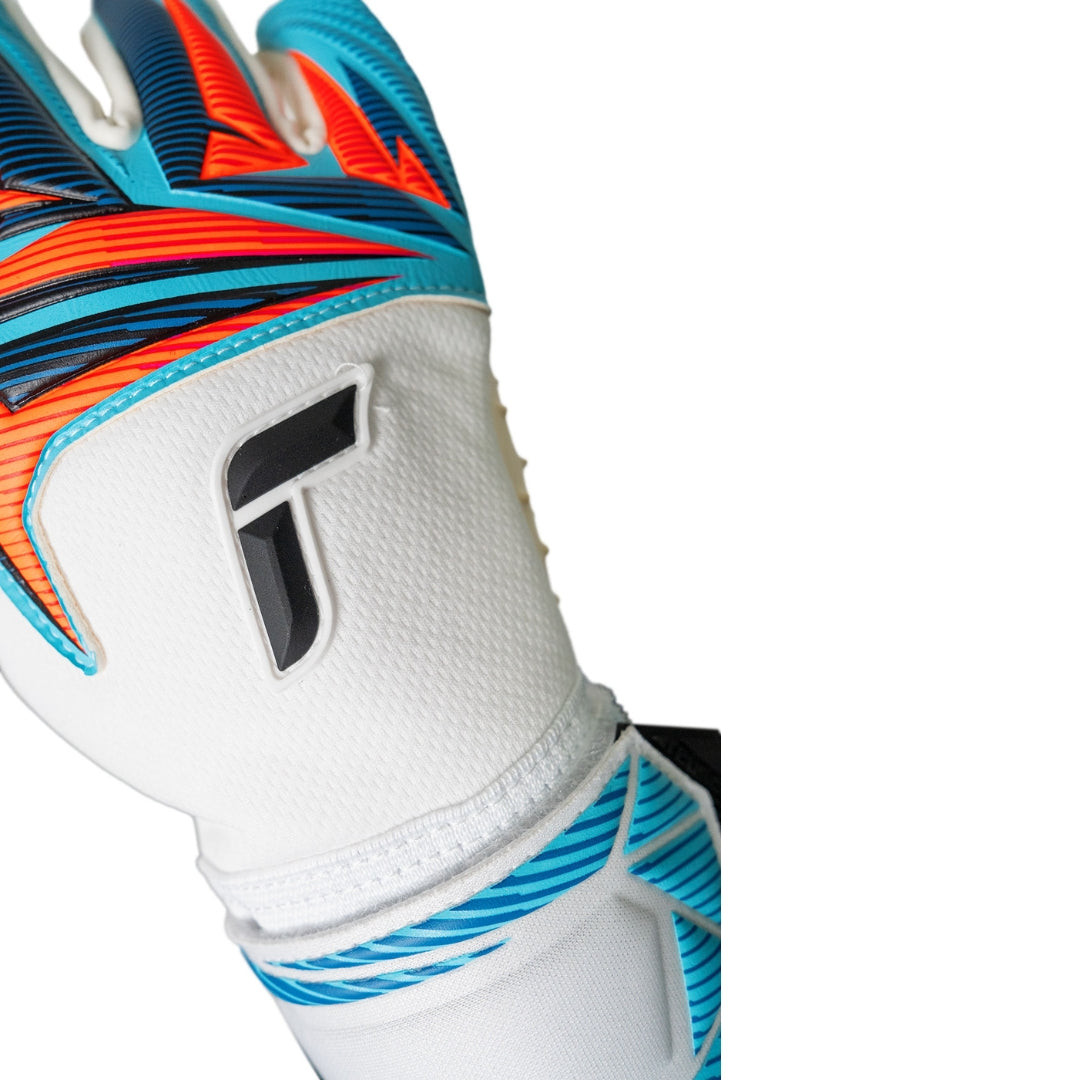 Reusch Attrakt SpeedBump - White/Light Blue