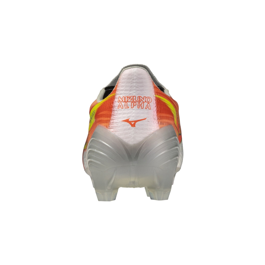 Mizuno Alpha III Elite FG – White / Lava Orange / Evening Primrose