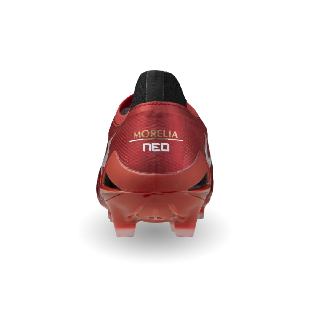 Mizuno Morelia Neo IV Beta Elite FG Boots - Morelia 40th Red / White / Black