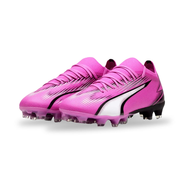 Puma Ultra Match FG/AG Women's Boots - Poison Pink / Puma White / Puma Black