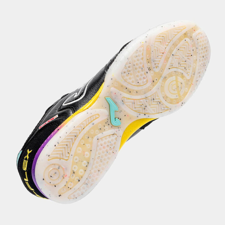 Joma Top Flex 26 Futsal Shoe - Black / Yellow / Purple