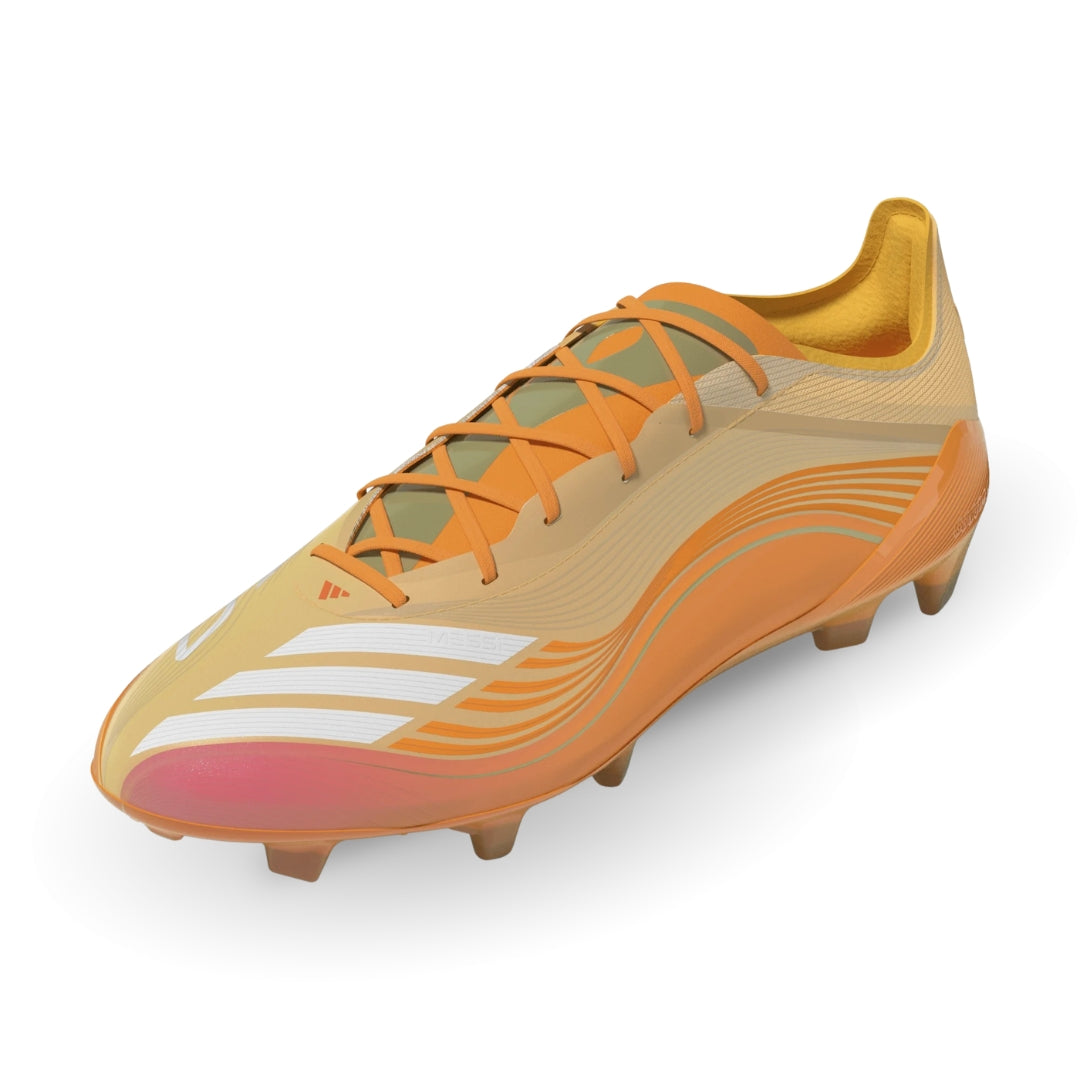 F50 Messi Elite FG Boots – Tangerine / Gold