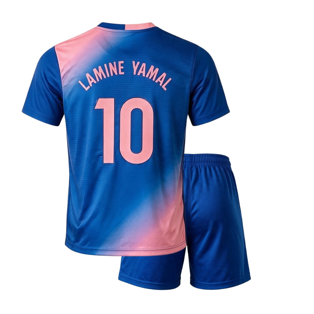 Lamine Yamal 10 Fan Training Set - Blue/Pink