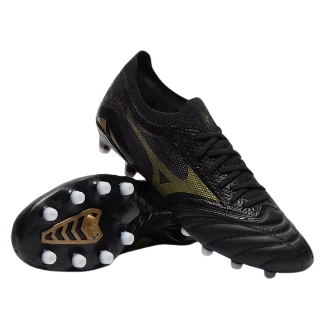 Mizuno Morelia Neo IV β Elite FG Boots - Black / Gold