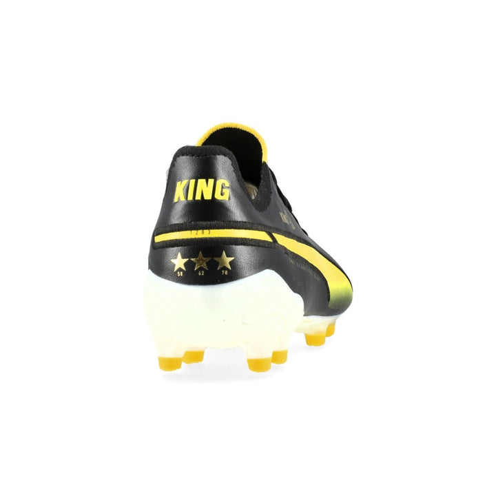 Puma King Ultimate Pele FG/AG Legends - Black / White / Yellow / Gold Limited Edition