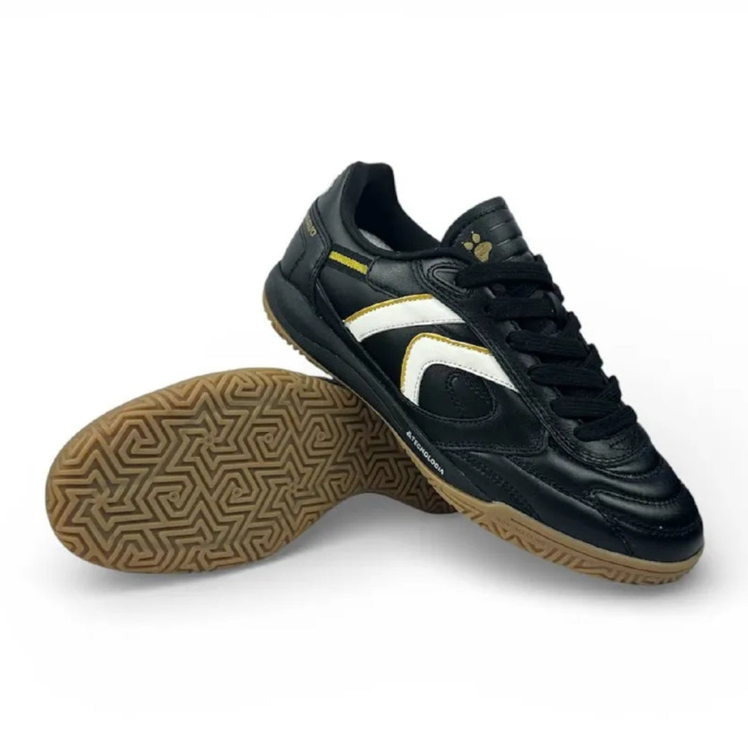 Kelme Bravo Kids Futsal Shoe - Black