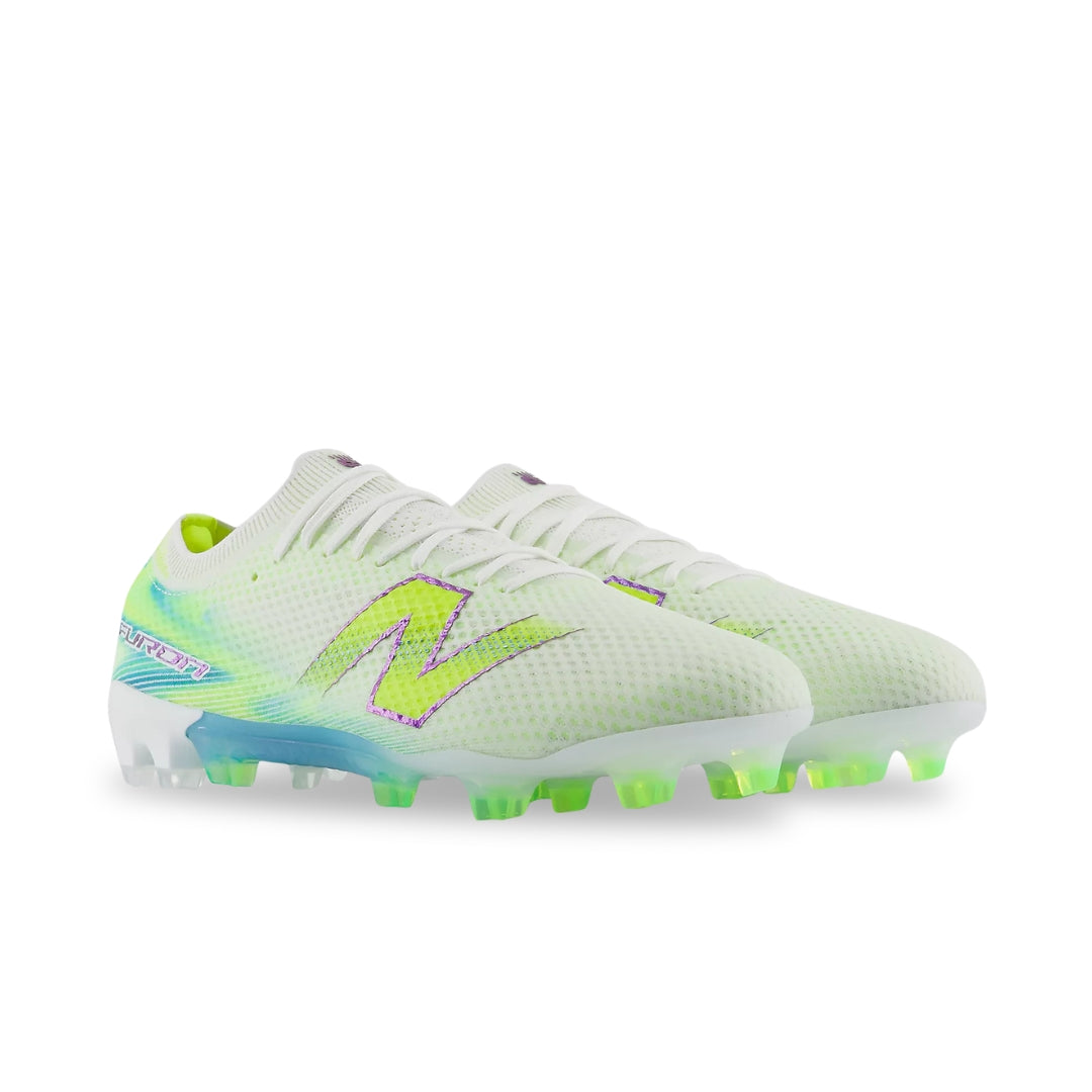 New Balance Furon Elite V9 FG Boots – White / Green