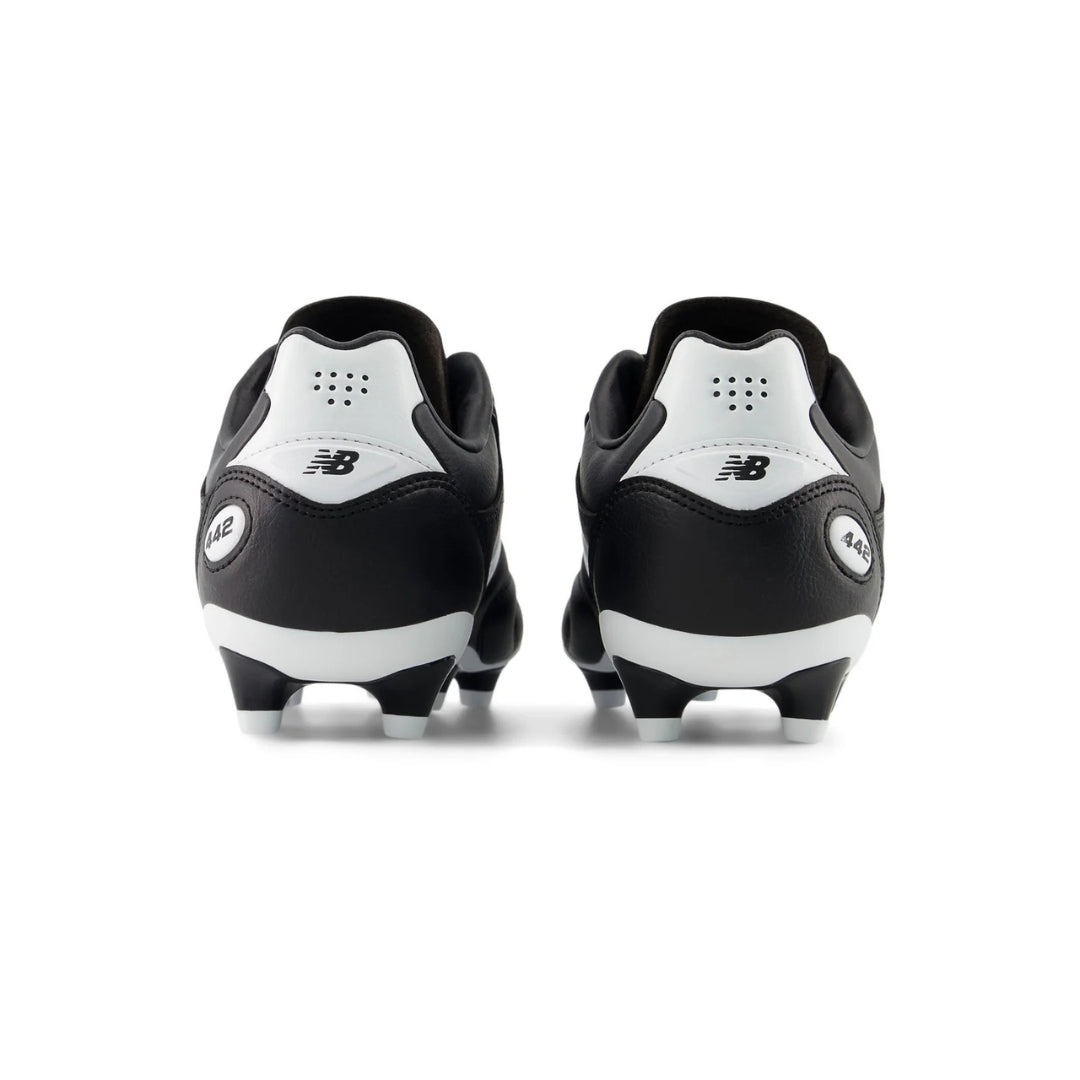 442 Pro Firm Ground Football Boot -  2E Width - Black / White