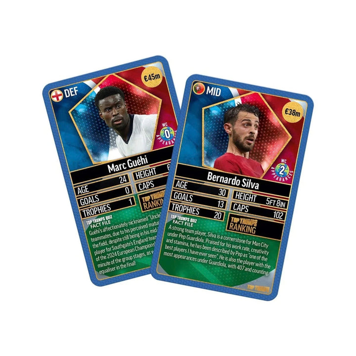 Top Trumps World Football Stars Top 200 Card Game – Chrome Blue