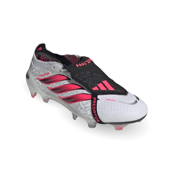 Adidas Predator Elite Fold-Over Tongue FG Boots – White / Solar Turbo / Black
