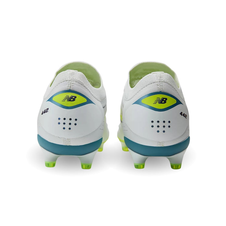 New Balance 442 Elite Knit V3 FG Boots – White / Green