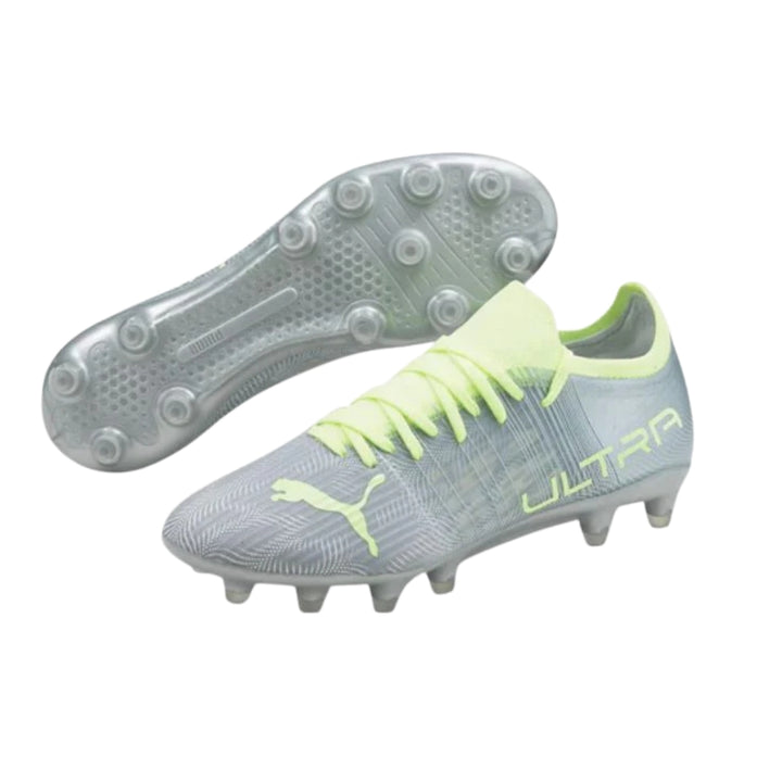 Puma Ultra 3.4 FG Women's Boots - Diamond Silver / Fizzy Light