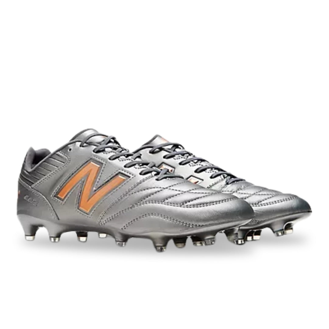 New Balance Leather 442 V2 Pro FG Boots - Silver