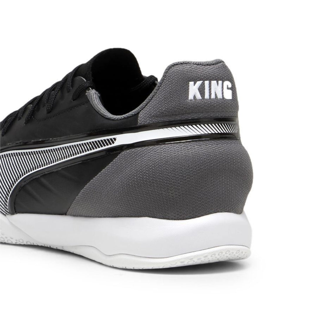 Puma Futsal - King Match IT  - PUMA WHITE/PUMA BLACK/COOL DARK GREY