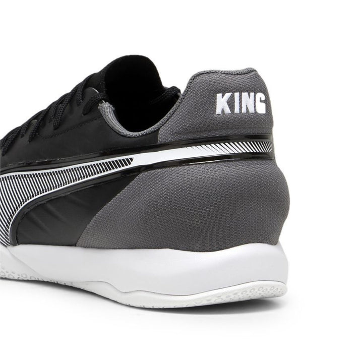 Puma Futsal - King Match IT  - PUMA WHITE/PUMA BLACK/COOL DARK GREY