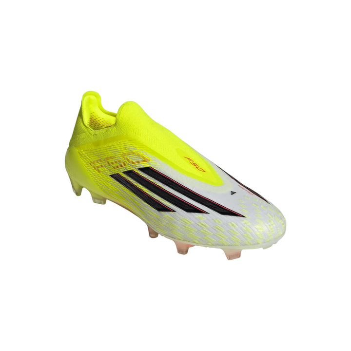 F50 Elite Laceless FG Boots - Yellow / Black / Red