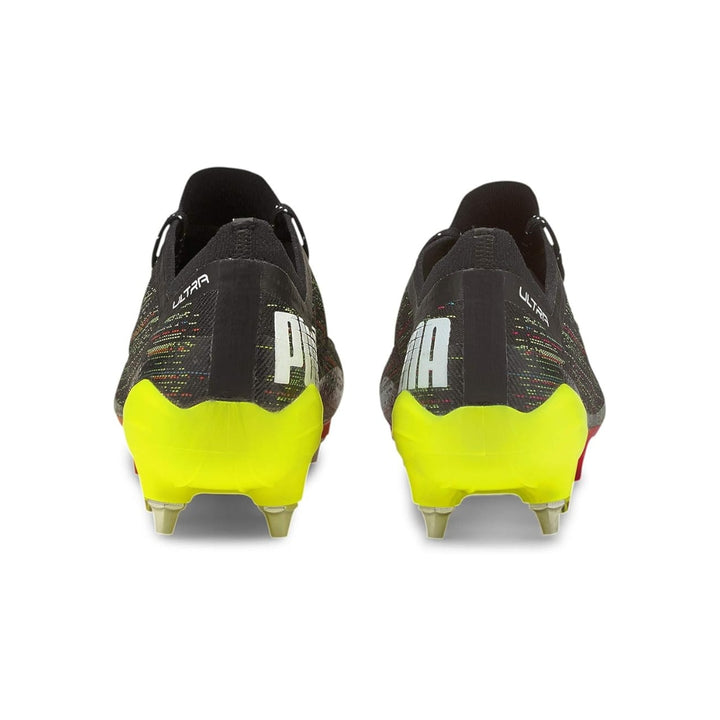 Puma Ultra 1.2 MxSG Boots - Black / White / Yellow Alert