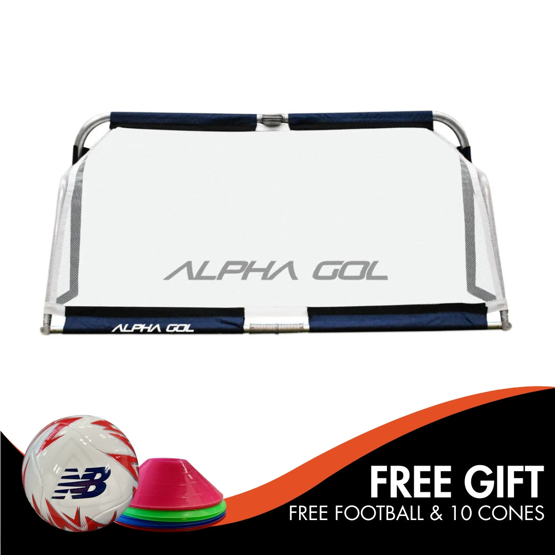 Alpha Aluminium Folding Goal - 6ft x 4ft