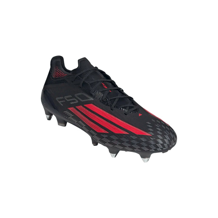 F50 Elite SG Football Boots - Black / Red / Black