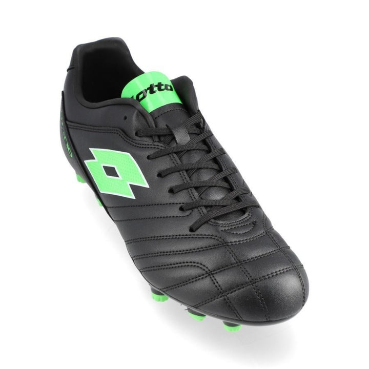 Lotto Stadio 705 FG Boots - Black / Green