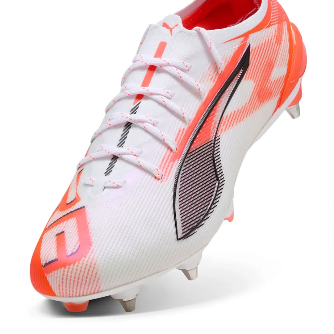Puma Ultra 5 Ultimate MxSG - White / Black / Glowing-Red
