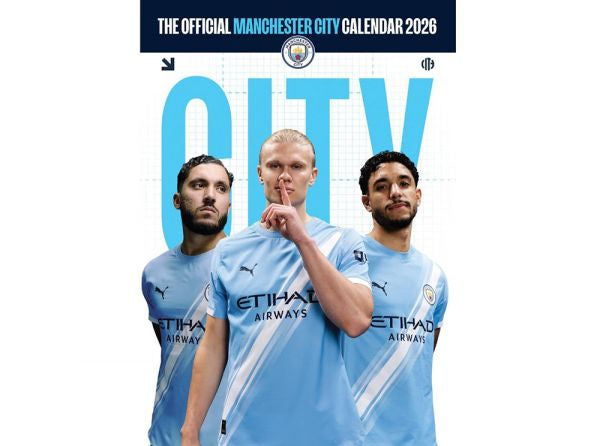 Manchester City FC 2026 A3 Wall Calendar