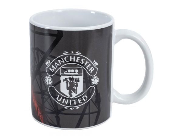 Manchester United Old Traffod Mug - Black
