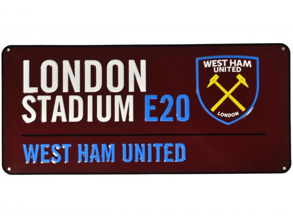 West Ham Metal Street Sign