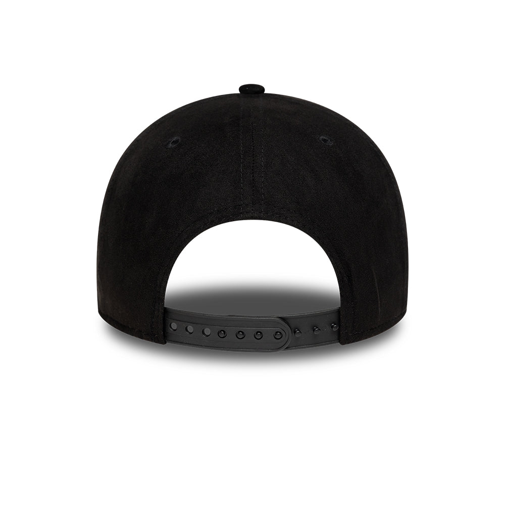 New Era Newcastle United Faux Suede 9Forty Cap - Black