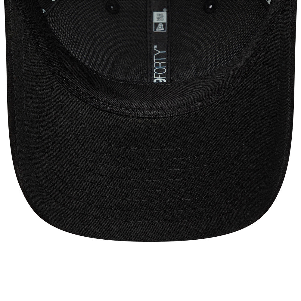 New Era Newcastle United Faux Suede 9Forty Cap - Black