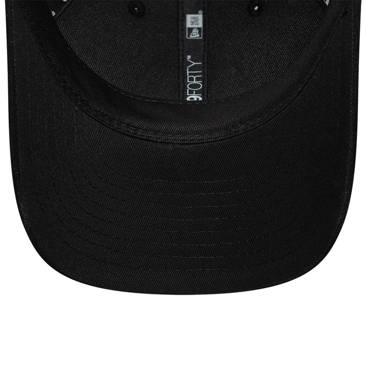 New Era Newcastle United Faux Suede 9Forty Cap - Black
