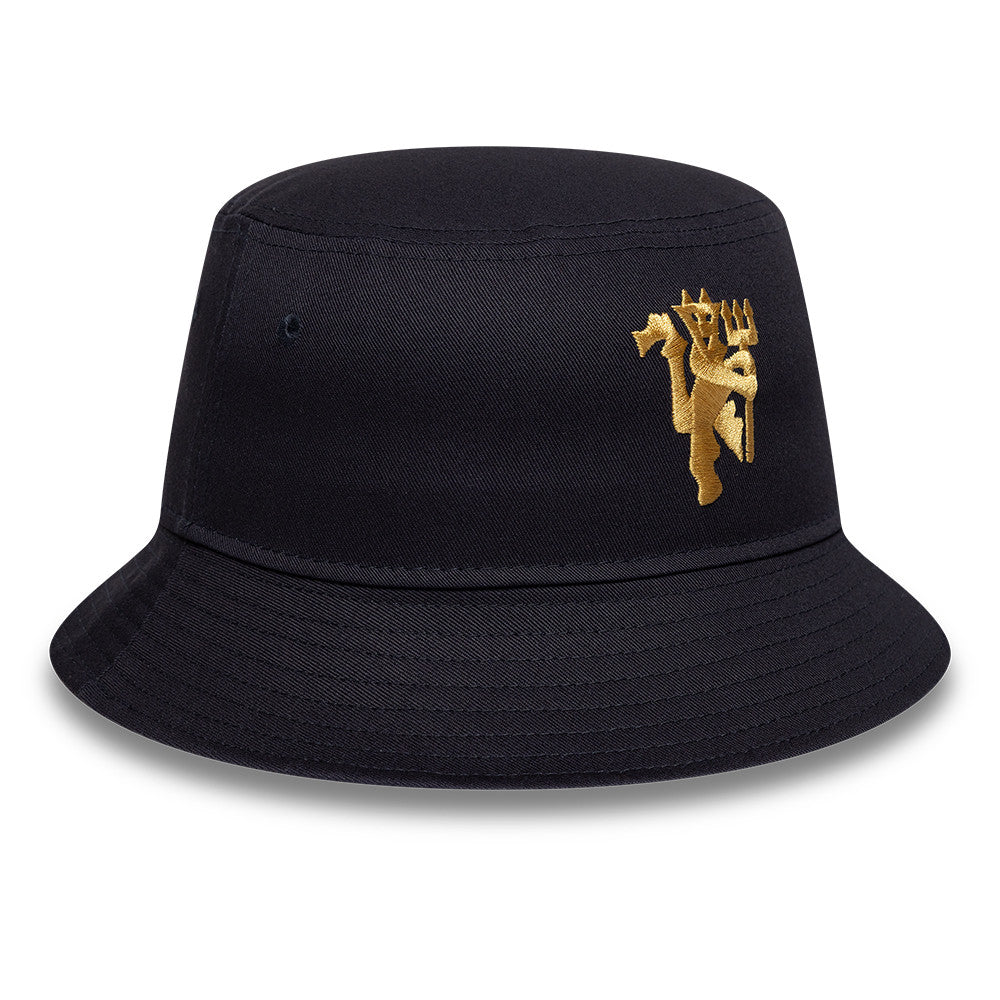 New Era Manchester United Bucket Hat - Navy / Gold