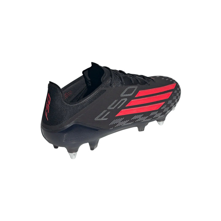 F50 Elite SG Football Boots - Black / Red / Black