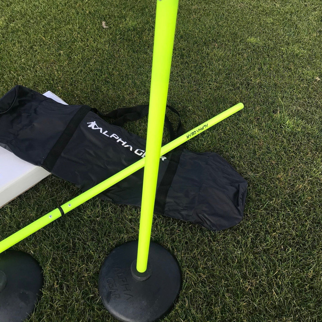 Alpha Agility Poles With Rubber Base - 4 Pack
