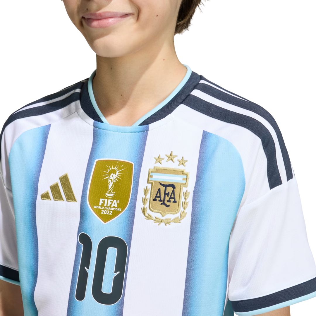 Adidas Argentina Messi 2026 World Cup Home Jersey - Youth