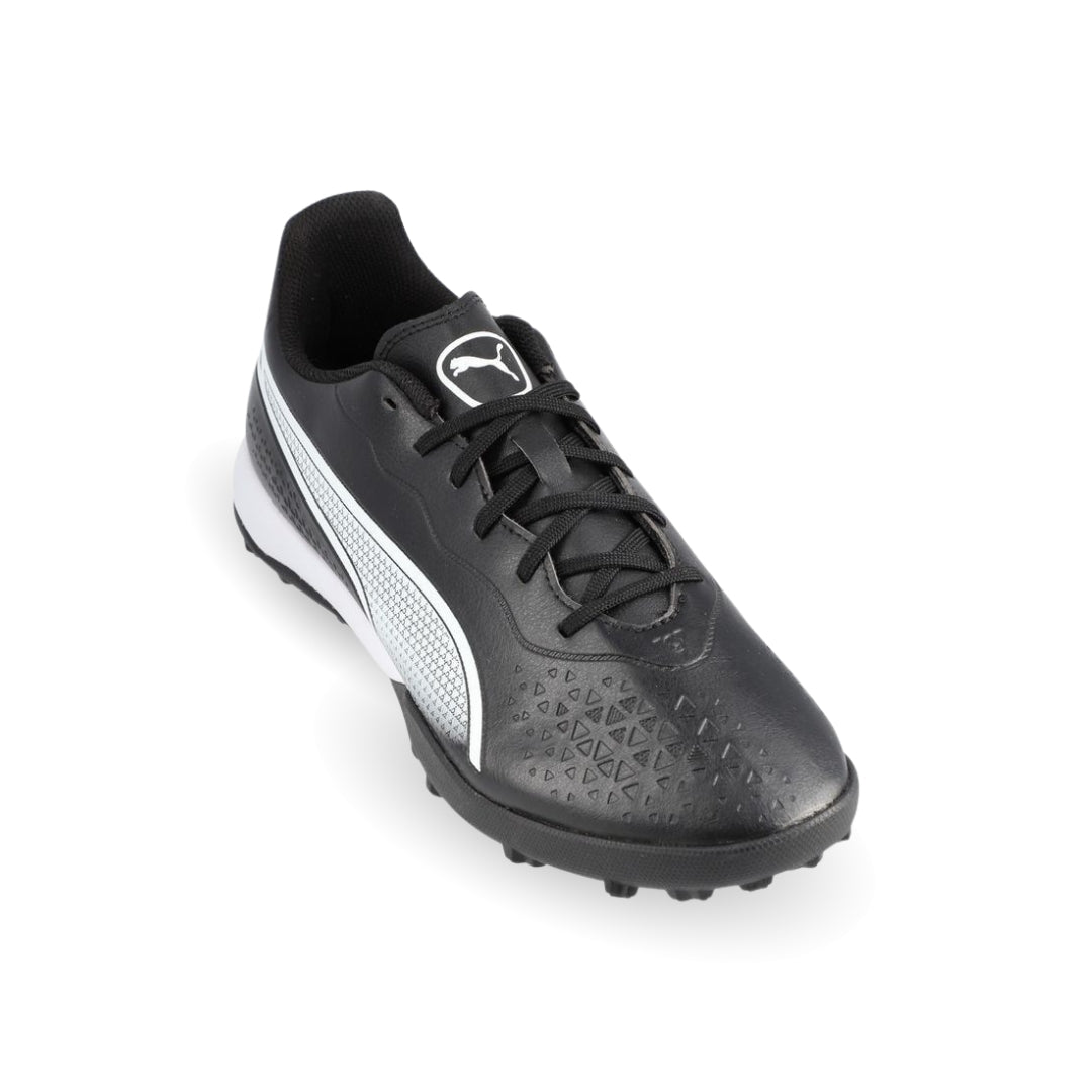 Puma King Match TT Turf Shoes - Black / White