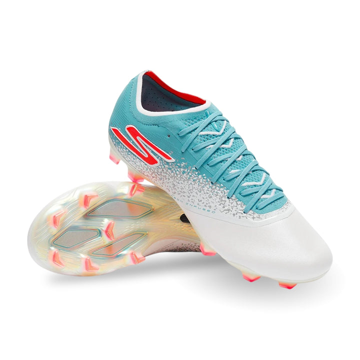 Skechers Razor Elite FG - White / Teal / Coral