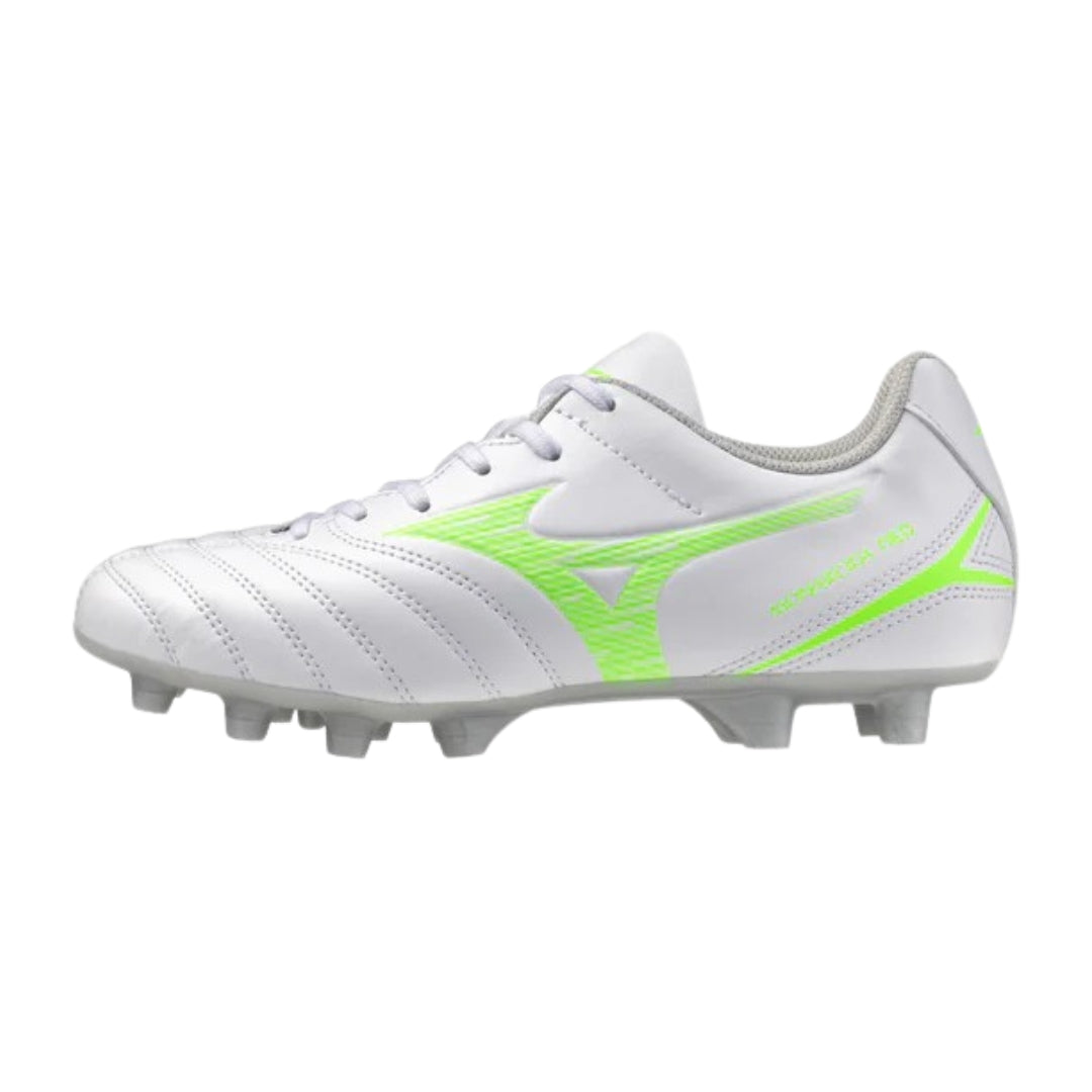 Mizuno Monarcida Neo III Select FG Junior - White / Gecko Green