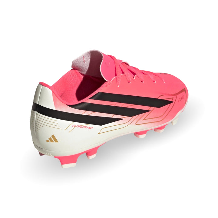 F50 Hyperfast Club FG/MG Boots Kids - Solar Turbo / Black / Metallic