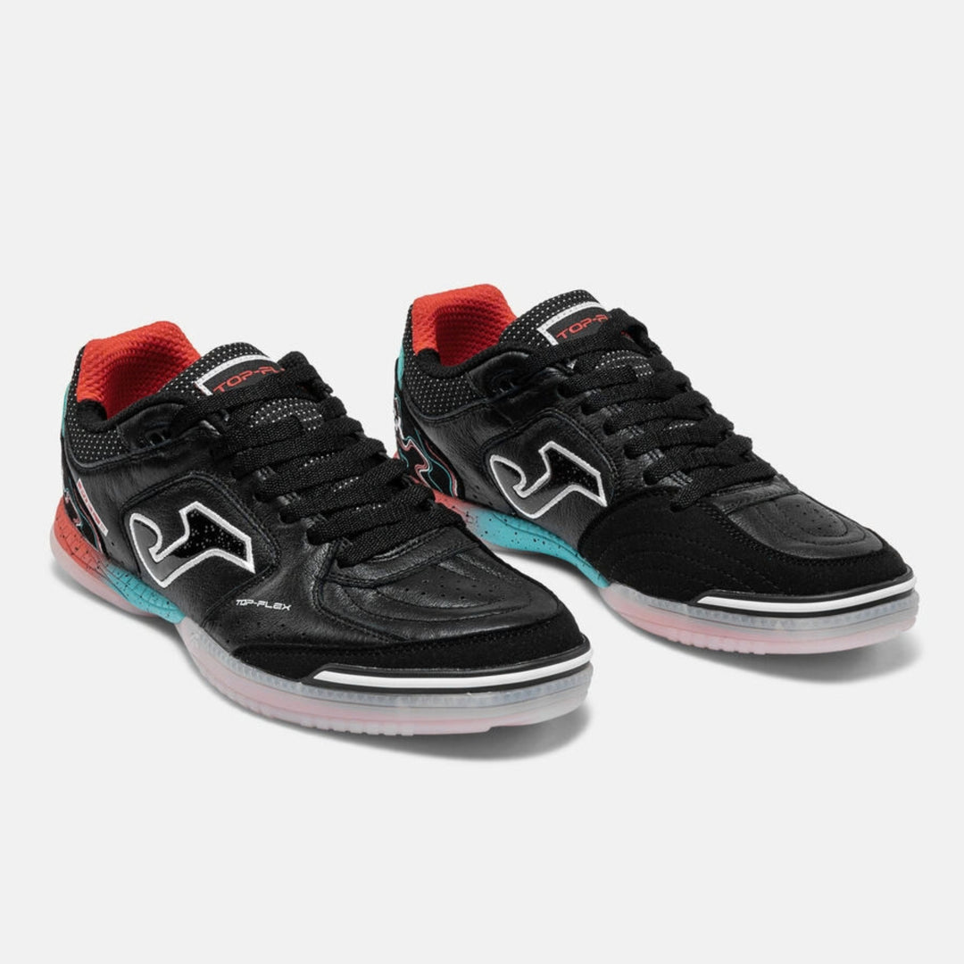 Joma Top Flex 26 Futsal Shoe - Black / Blue / Red