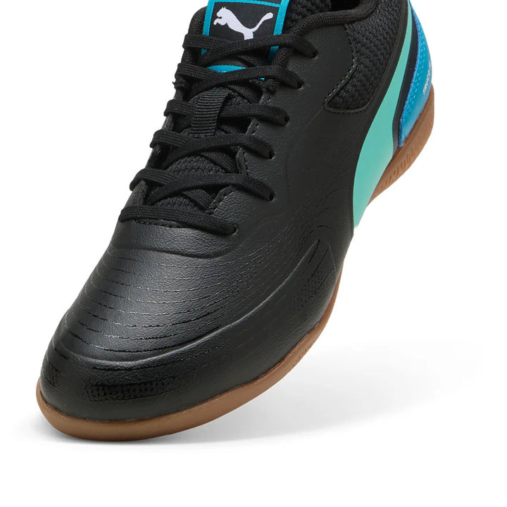 Puma Truco lll Jr Indoor Shoes - Black / Aquatic Tropical Blue