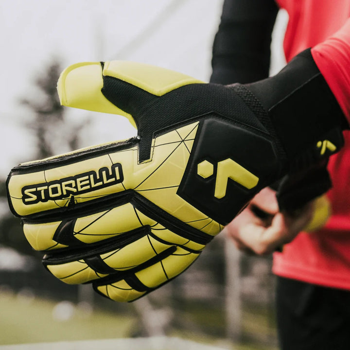 Storelli Goalkeeper Gloves Gladiator Recruit V3 - Black / Yellow