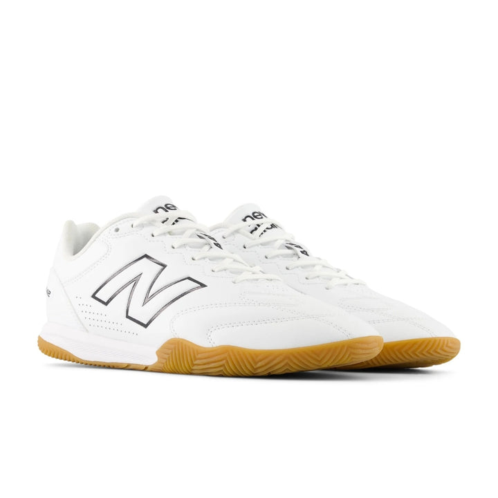 442 Team V3 Indoor Futsal Shoes D Width - White / Black / Gum
