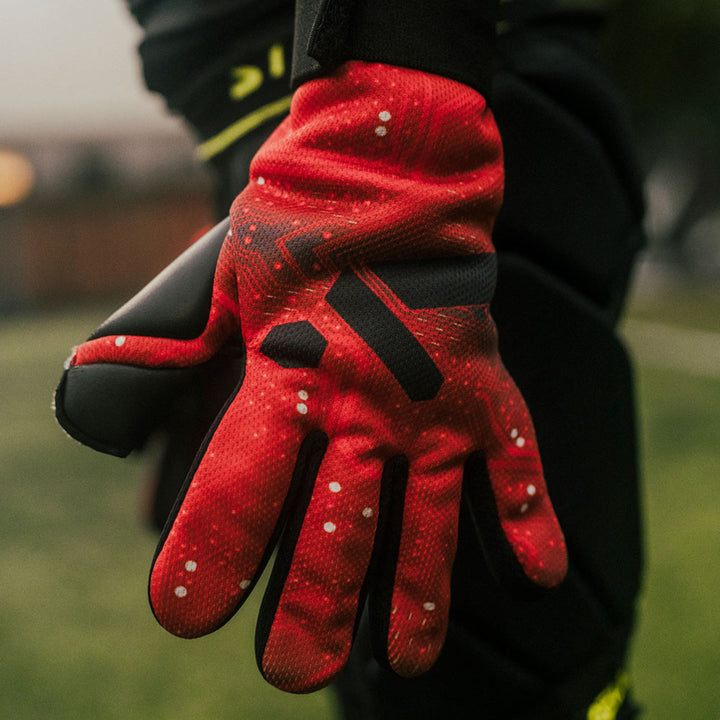 Storelli Goalkeeper Gloves Gladiator Challenger Junior - Black / Red